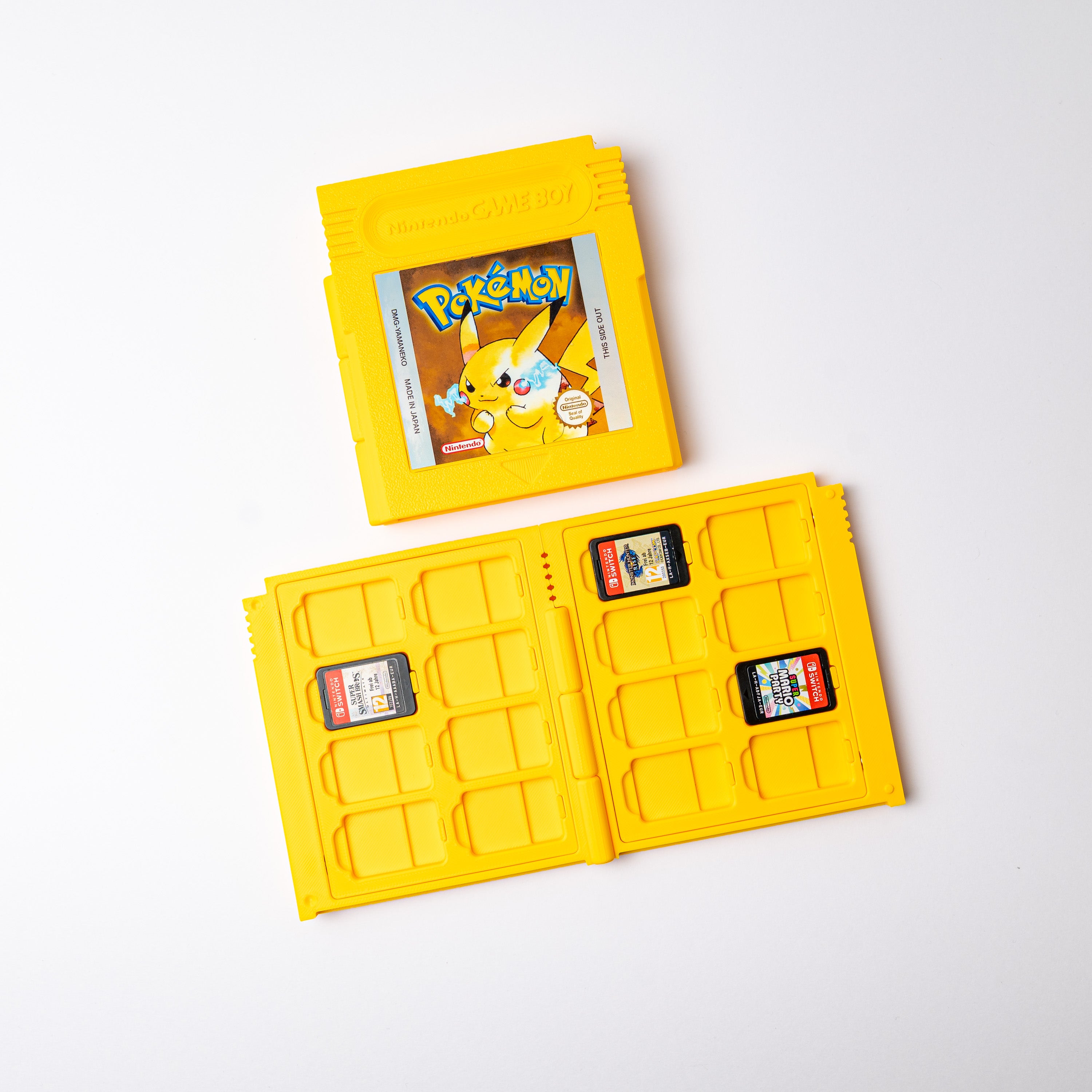 Étui de rangement pour jeux Switch Pikachu