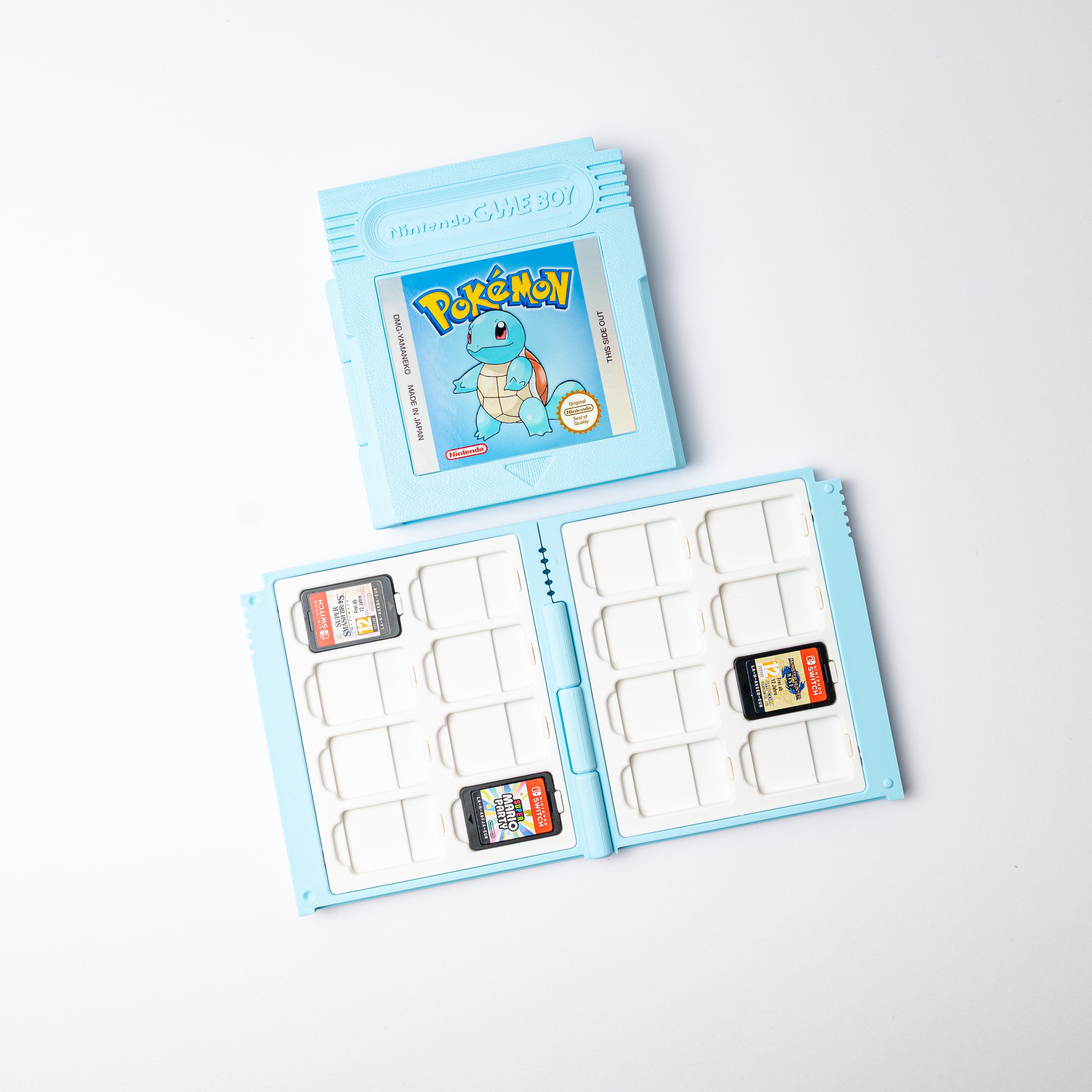 Étui de rangement pour jeux Switch Carapuce
