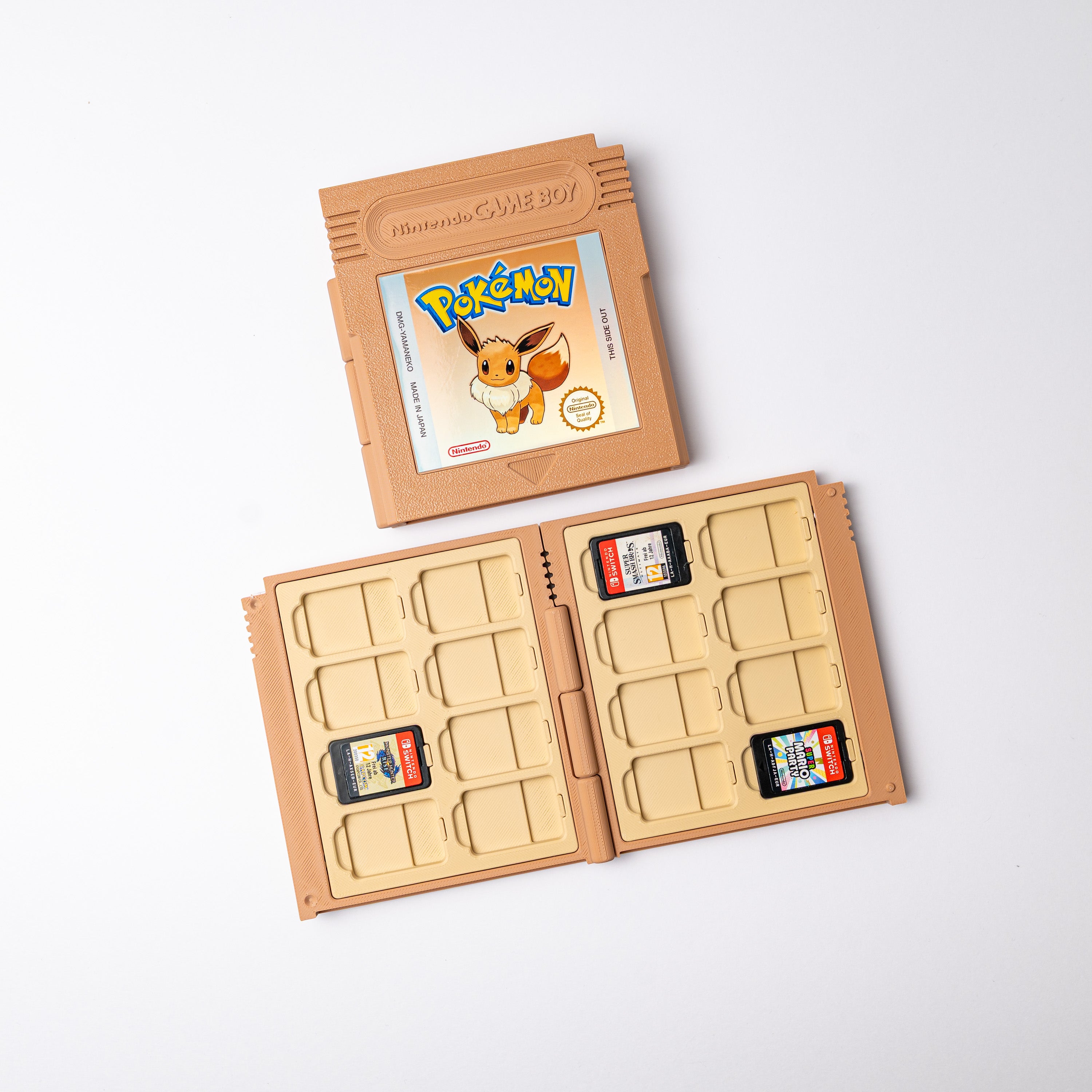 Étui de rangement pour jeux Switch Evoli