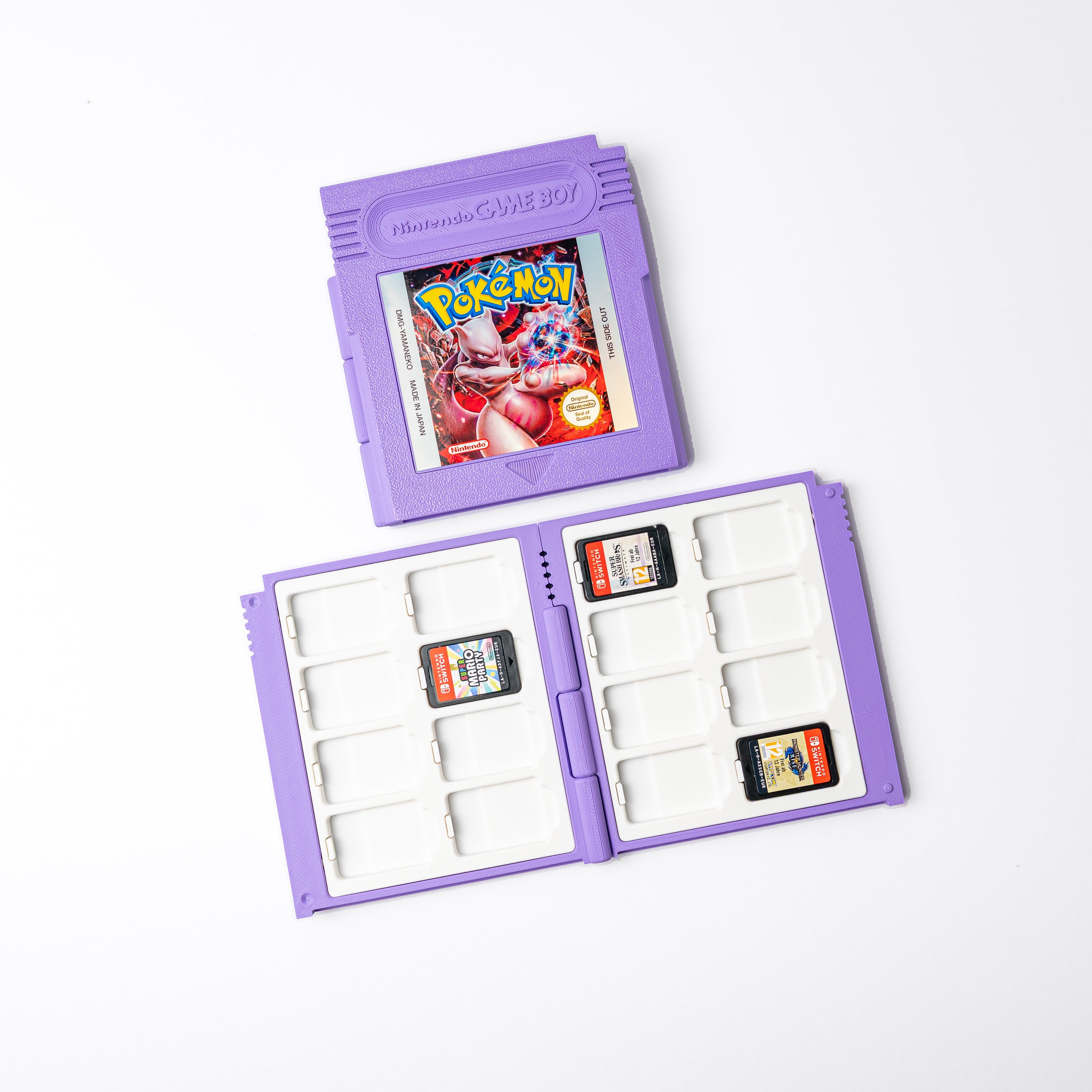Étui de rangement pour jeux Switch Mewtwo