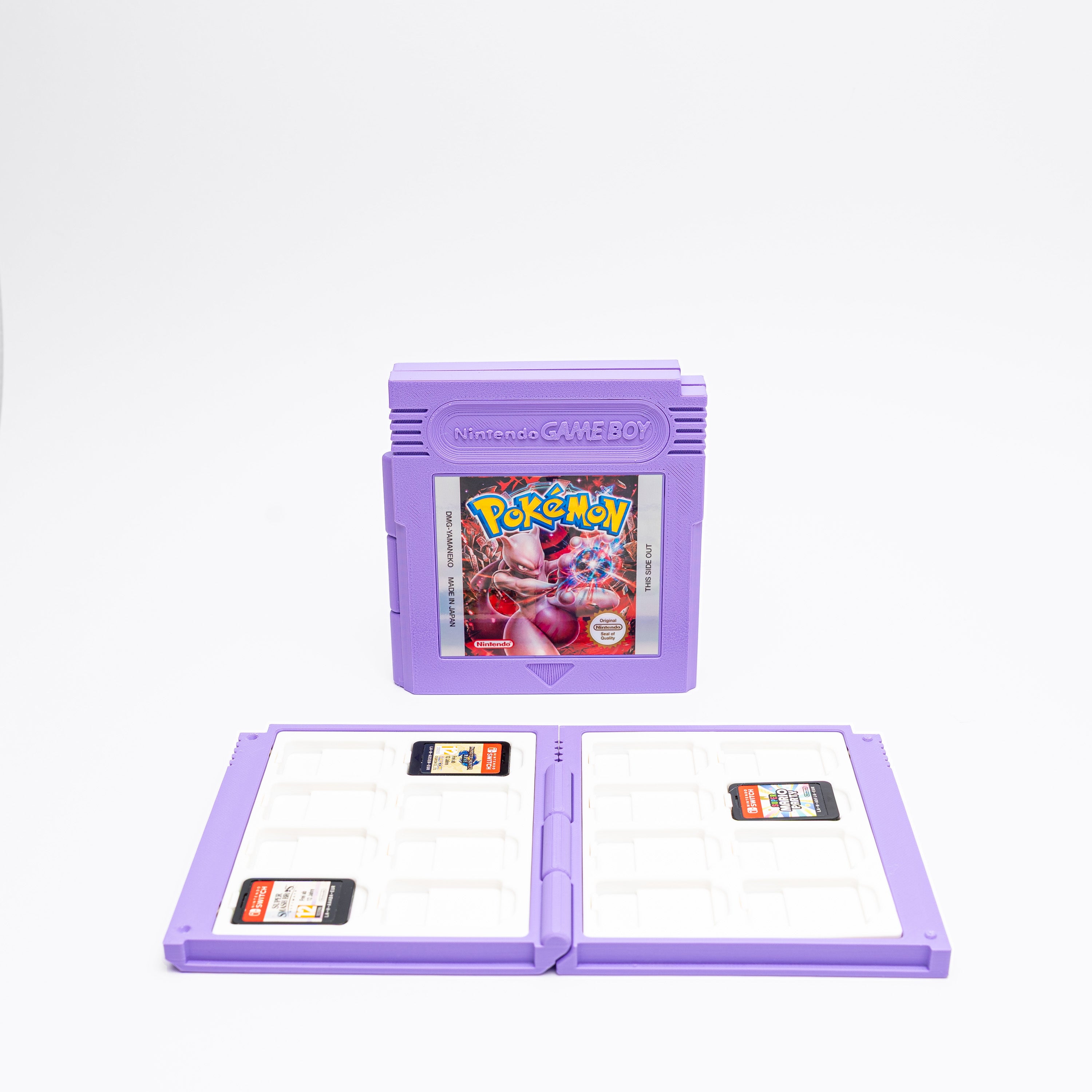 Étui de rangement pour jeux Switch Mewtwo