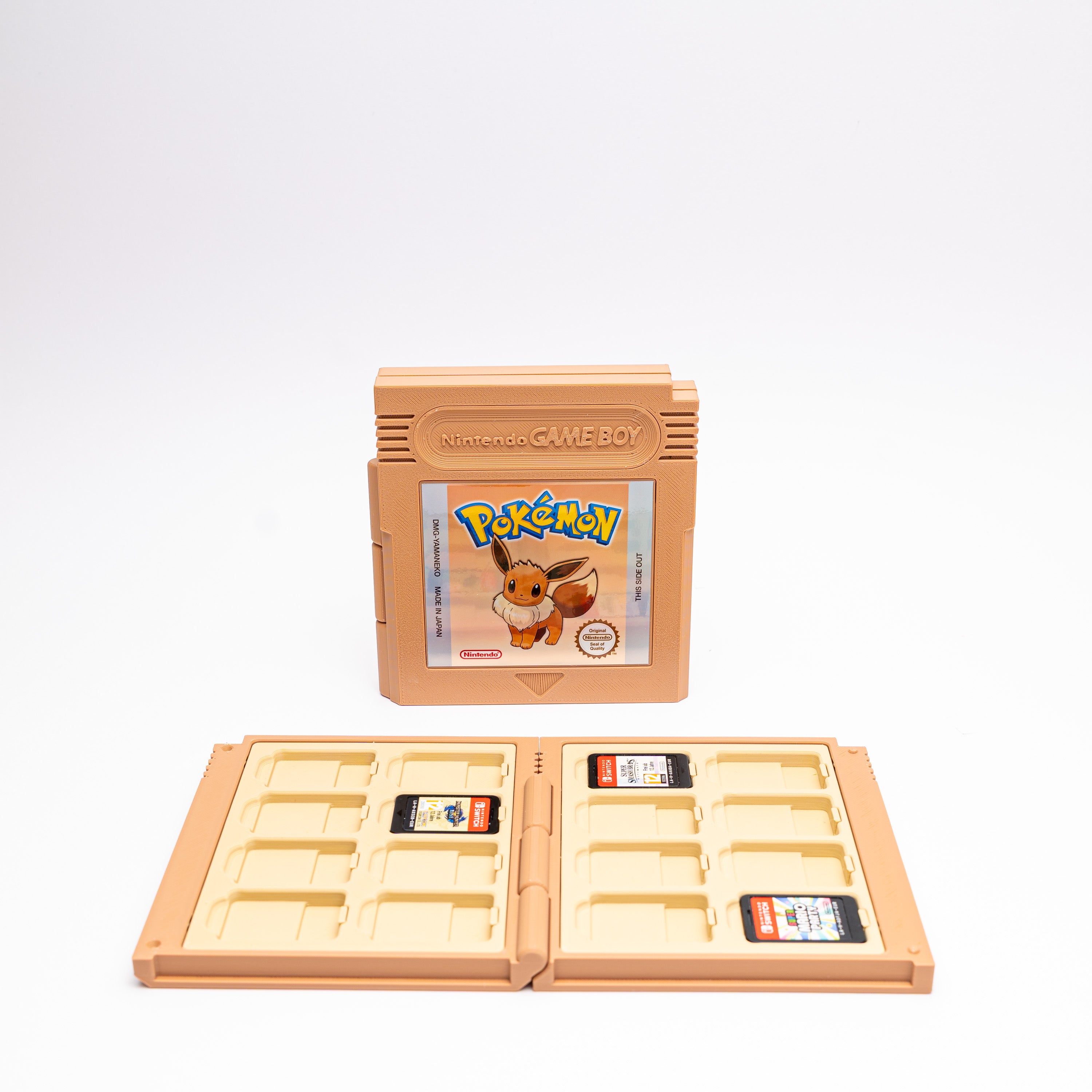 Étui de rangement pour jeux Switch Evoli