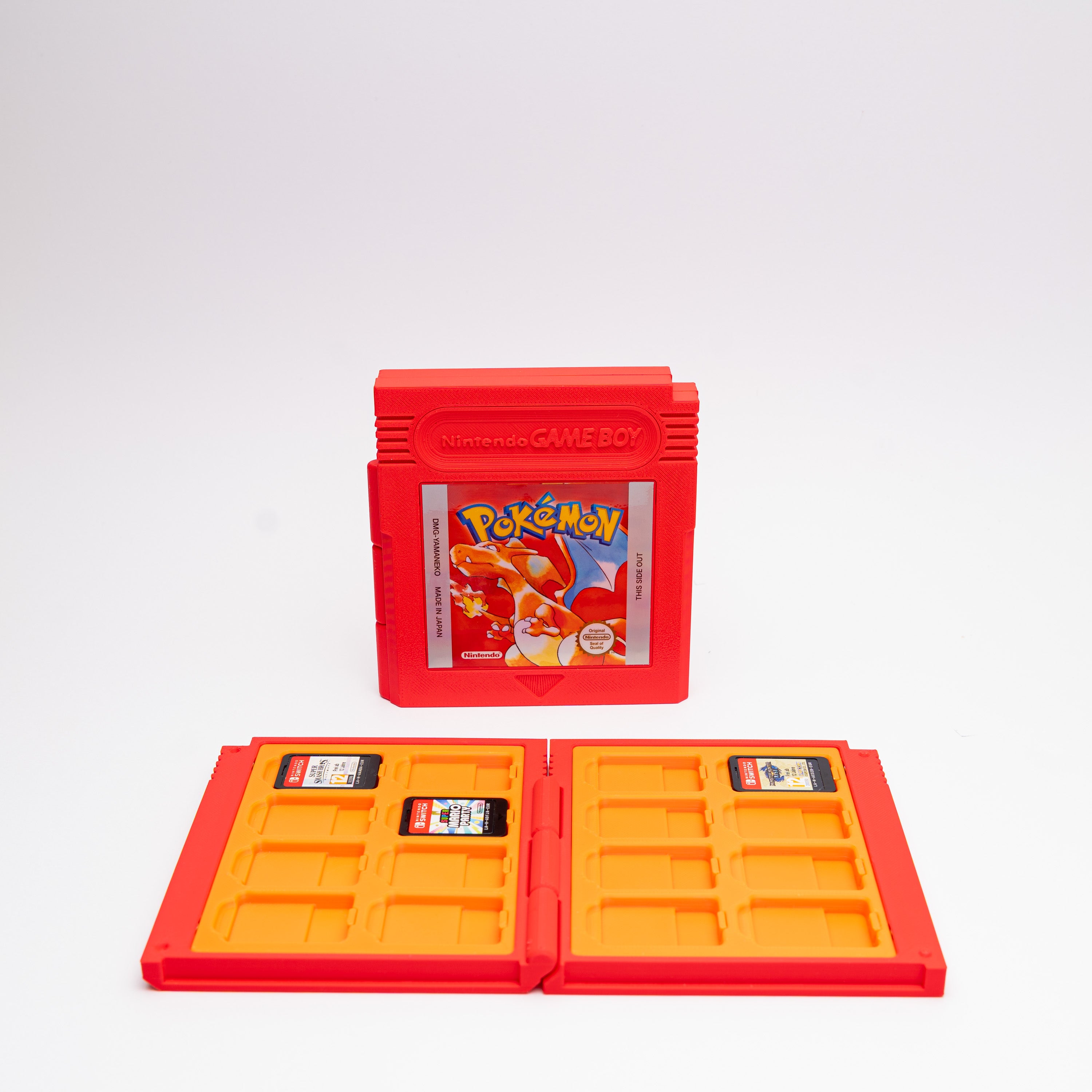Étui de rangement pour jeux Switch Dracaufeu